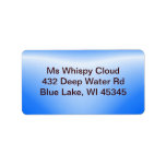 Bottle Neck blue ~ label