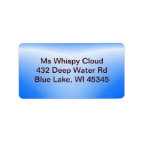 Bottle Neck blue ~ label
