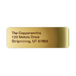 Bottle Neck brass ~ label