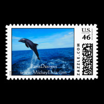 Bottle nose dolphin postage