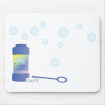 Bottle of Bubbles Mouse Pads