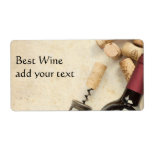 Bottle of Wine labels
