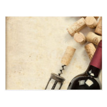 Bottle of Wine Post Cards