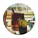 Bottle with Mortar and Pestle magnet