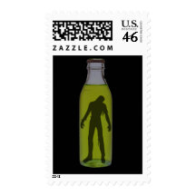 Bottled Zombie Stamp