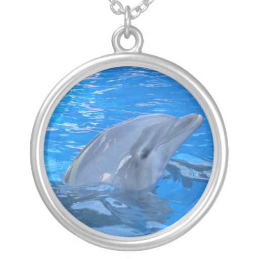Dolphin Necklace on Bottlenose Dolphin Necklace From Zazzle Com