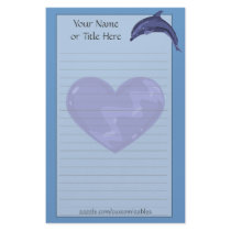 Bottlenose Dolphin Stationery by Customizables Bottlenose Dolphin Stationery