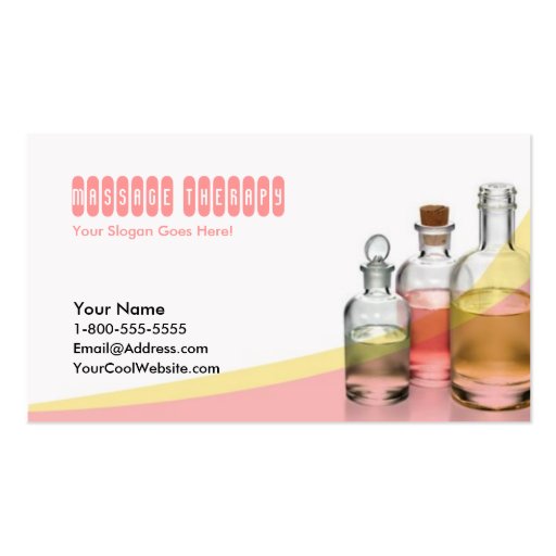 Bottles Business Card (front side)