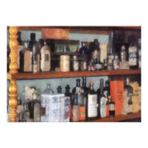 Bottles in General Store Invite