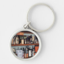 Bottles in General Store Key Chains