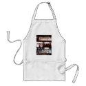 Bottles of Chemicals on Shelves apron