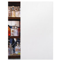 Bottles of Chemicals on Shelves Letterhead