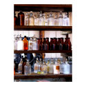 Bottles of Chemicals on Shelves Prints & Posters print