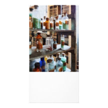 Bottles of Chemicals Photo Cards