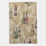 Bottles of Wine Kitchen Towel