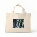 Bottom ofTriple waterfall On A Stripped Canvas Bag