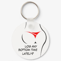 Bottom Time Keychain by kklawiter Bottom Time Keychain