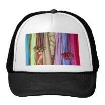 bottom with colors mesh hats