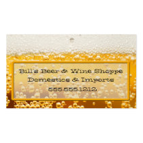BOTTOMS UP BUSINESS CARD TEMPLATE