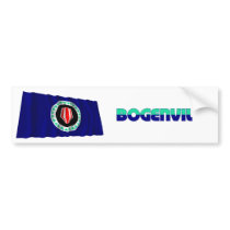 Bougainville Autonomous Region Waving Flag bumper stickers