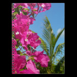 Bougainvillea and Palm Tree Notebook