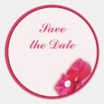 Bougainvillea Blossom Round Stickers
