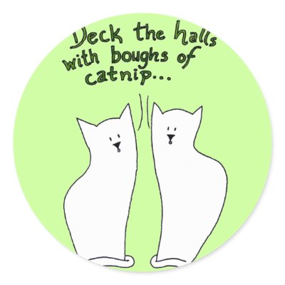 Boughs of Catnip Stickers (customizable) by purrprints
