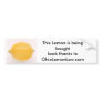 Bought Back Lemon Bumper Stickers