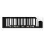 Bought by blood Christan bar code bumper sticker
