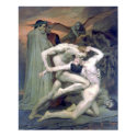 Bouguereau - Dante et Virgile au Enfers posters