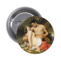 Bouguereau - Faune et Bacchante Button