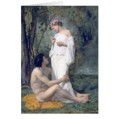 Bouguereau - Idylle Cards by wesleyowns