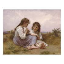 Bouguereau - Idylle Enfantine posters