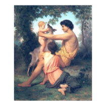 Bouguereau - Idylle posters by wesleyowns Bouguereau - Idylle posters