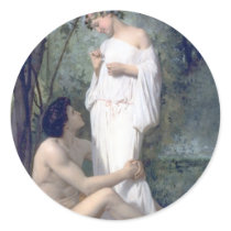 Bouguereau - Idylle stickers