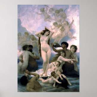 Bouguereau - La Naissance de Venus print