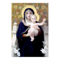 Bouguereau - La Vierge au Lys posters by wesleyowns Bouguereau - La Vierge au Lys posters