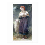 Bouguereau - L'Agneau Nouveau-ne Postcards