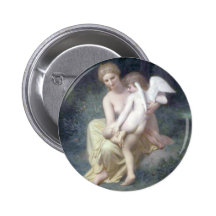 Bouguereau - L'Amour Blessé Pinback Buttons