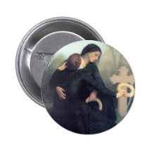 Bouguereau - Le Jour des Morts Buttons