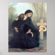 Bouguereau - Le Jour des Morts Print