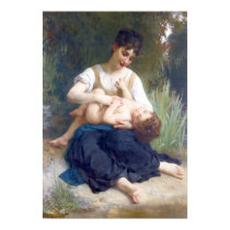 Bouguereau - Les Joies d'une Mere posters by wesleyowns Bouguereau - Les Joies d'une Mere posters