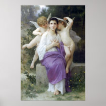 Bouguereau - L'Eveil du Coeur Poster