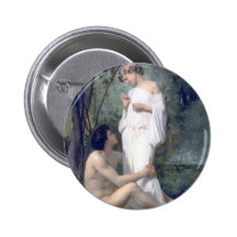 Bouguereau -L'Idylle Buttons