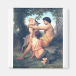 Bouguereau - L'Idylle Fridge Magnet