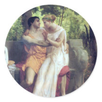 Bouguereau - L'Idylle stickers by wesleyowns Bouguereau - L'Idylle stickers