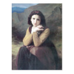 Bouguereau - Mignon Pensive Post Cards