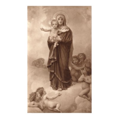 Bouguereau - Notre-Dame des Anges Print by wesleyowns
