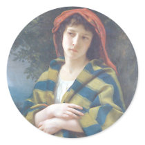 Bouguereau - Pendant l'Orage Sticker
