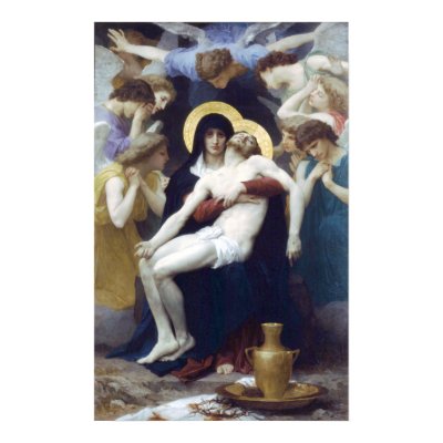 Bouguereau - Pieta Print by wesleyowns